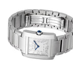 Unworn Tank Francaise, Medium Stainless Steel, 32mm x 27mm, Ref# WSTA0074, box and papers
