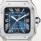 Unworn Santos, Stainless Steel, 39.8mm, Ref# WSSA0030, box and papers