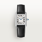 Unworn Tank Must, Small Stainless Steel, 29.5mm x 22mm, Ref# WSTA0042, box and papers