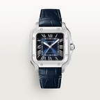 Unworn Santos, Stainless Steel, 35.1mm, Ref# WSSA0063, box and papers