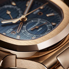 Nautilus Travel Time Chronograph Watch, 18k Rose Gold, 40,5 mm, Ref# 5990/1R-001