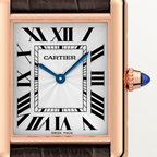 Unworn, Tank Louis, 18k Rose Gold, 33.7mm x 25.5mm, Ref# WGTA0011, box and papers