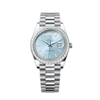 Day-Date 40, Platinum with Diamond-set, 40mm, Ref# 228396tbr-0039