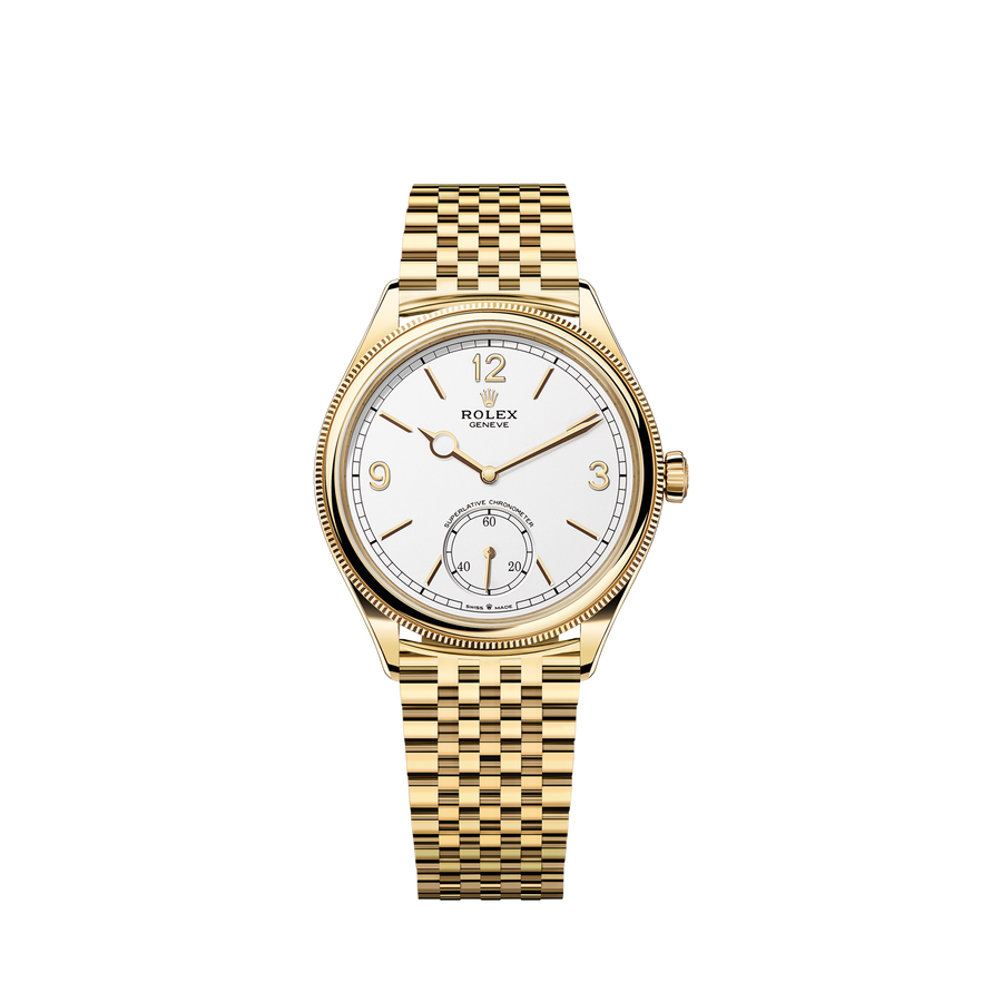 Unworn 2025, Perpetual 1908, 18k Yellow Gold, 39mm, Ref# 52508-0008, box and papers