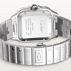 Unworn Santos, Stainless Steel, 39.8mm, Ref# WSSA0037, box and papers