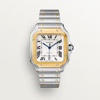 Unworn Santos, Stainless Steel and 18k Yellow Gold, 39.8mm, Ref# W2SA0009, box and papers