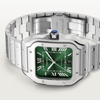 Unworn Santos, Stainless Steel, 39.8mm, Ref# WSSA0062, box and papers