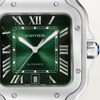 Unworn Santos, Stainless Steel, 39.8mm, Ref# WSSA0062, box and papers