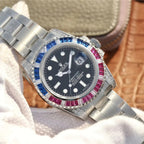 Submariner Silver Blue/Red Diamond, 40mm