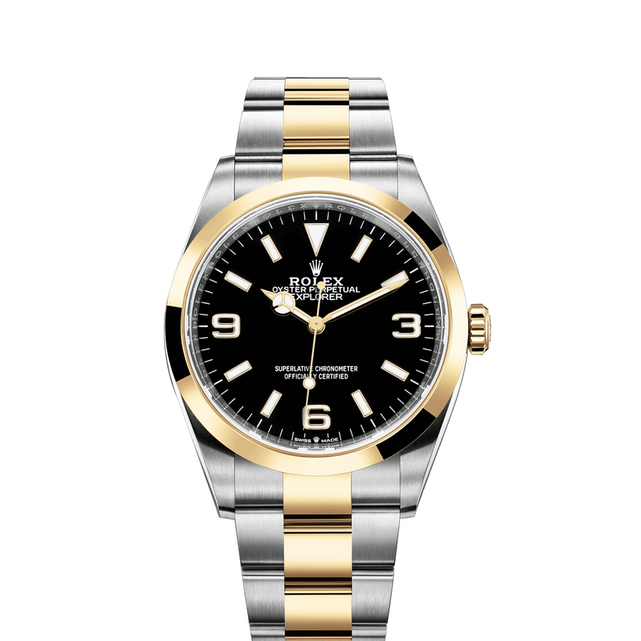 Explorer, 18k Yellow Gold and Stainless steel, 36mm, Ref# 124273-0001, 2024