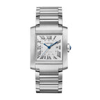 Unworn Tank Francaise, Medium Stainless Steel, 32mm x 27mm, Ref# WSTA0074, box and papers