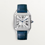 Unworn Santos Dumont, Stainless Steel, 43.5mm x 31.4mm, Ref# WSSA0022, box and papers