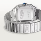 Unworn Santos, Stainless Steel, 39.8mm, Ref# WSSA0030, box and papers