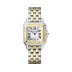 Unworn Panthère, Stainless Steel, 18k Yellow Gold, 29mm x 37mm, Ref# W2PN0007, box and papers