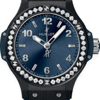 Big Bang, Ceramic Blue Diamonds, 38mm, Ref# 361.CM.7170.LR.1204