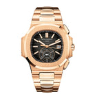 Nautilus Flyback Chronograph, Date Watch, 18k Rose Gold, 40,5 mm, Ref# 5980/1R-001