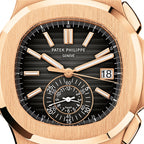 Nautilus Flyback Chronograph, Date Watch, 18k Rose Gold, 40,5 mm, Ref# 5980/1R-001