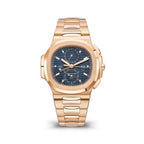 Nautilus Travel Time Chronograph Watch, 18k Rose Gold, 40,5 mm, Ref# 5990/1R-001