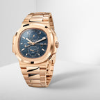 Nautilus Travel Time Chronograph Watch, 18k Rose Gold, 40,5 mm, Ref# 5990/1R-001