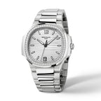 Nautilus Ladies Automatic Watch, Stainless Steel and Diamonds, 35,2mm, Ref# 7118/1200A-010