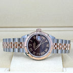 Lady-Datejust 28, Oystersteel and 18k Everose Gold, Ref# 279171-0009
