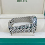 Datejust 41 Oystersteel and 18K White Gold 41 mm White Dial, Ref# 126334-0010