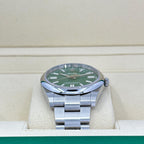 Oyster Perpetual 41 No Date, Oystersteel, 41mm, Oyster, Ref# 124300-0005
