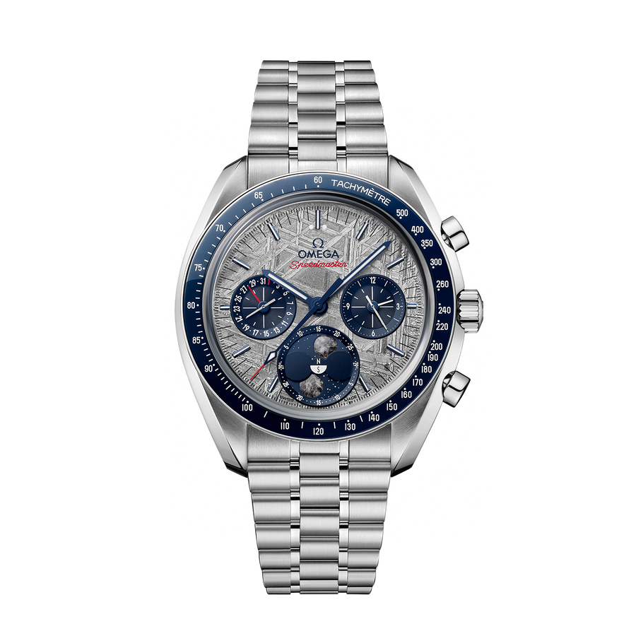 Unworn, Speedmaster Moonphase, Stainless Steel, Chronograph, 43 mm, Ref# 304.30.43.52.06.001, box and papers