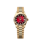Unworn 2025, Datejust 31, 18k Yellow Gold, Diamonds, Ref# 278278-0049, box and papers