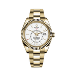 Sky-Dweller 42mm, 18k Yellow Gold, Ref# 326938-0005