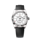 Sky-Dweller, 42mm, 18k White Gold, Ref# 336239-0003