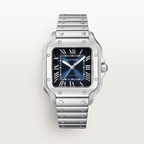 Unworn Santos, Stainless Steel, 35.1mm, Ref# WSSA0063, box and papers