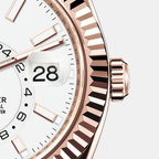 Sky-Dweller 42mm, 18k Everose Gold, Oysterflex, Ref# 326235-0004