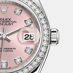 Lady-Datejust 28, Oystersteel and 18k White Gold, Ref# 279384RBR-0003