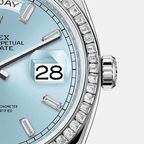 Day-Date 36mm, Platinum, Ref# 128396tbr-0003