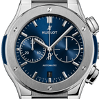 Classic Fusion Blue Chronograph Titanium Bracelet 45mm, Ref# 520.NX.7170.NX