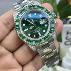 Submariner Date, 18K White Gold Diamonds Emerald UNWORN, 40mm