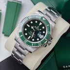 Submariner Stainless Steel “The Hulk” Green Dial Cerachrom Bezel, Ref#116610LV, 41mm