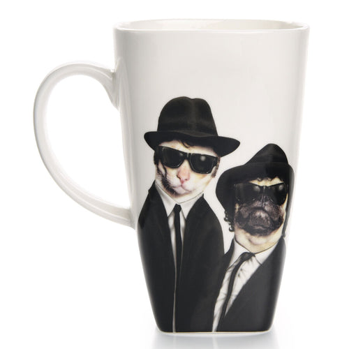 Empire Art Direct Pets Rock Brothers Collectible Fine Bone China Mug