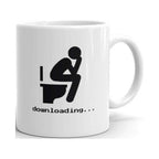 Downloading Funny Novelty Humor 11oz White Ceramic Glass Coffee Tea