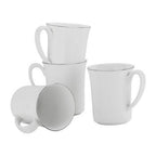 10 Strawberry Street Bone China Mugs - White (Set of 4)