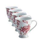 Bonjour Yuletide Garland Mugs Set of 4
