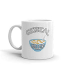 Cereal Killer Pun Funny Novelty Humor 11oz White Ceramic Glass Coffee