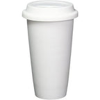 DCI I Am Not a Paper Cup 12-Ounce Porcelain Travel with Lid