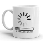 Funny Humor Thinking Computer Novelty Coffee Tea Mug 11 oz