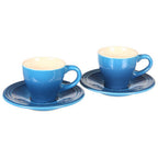 Le Creuset Set of 2 Espresso Cups and Saucers