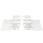 Red Vanilla Espresso Cup and Saucer Set
