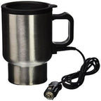 Travel Mug Stainless Steel Coffee with Car Lighter Plug Spill Proof