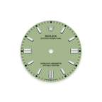 Unworn 2025, Oyster Perpetual, Oystersteel 36mm, Pistachio-green dial, Domed Oyster, Ref# 126000-0011, box and papers
