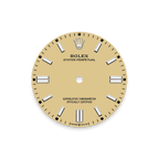 Unworn 2025, Oyster Perpetual, Oystersteel 41mm, Beige dial, Domed Oyster, Ref# 134300-0007, box and papers